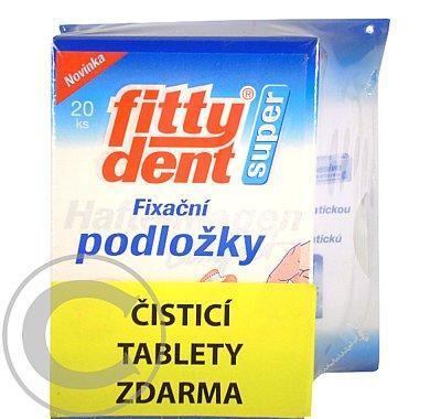 Fittydent Super fixační podložky 20ks tbl.4 zdarma, Fittydent, Super, fixační, podložky, 20ks, tbl.4, zdarma