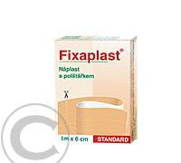 Fixaplast Standard 1mx6cm nedělená s polštářkem, Fixaplast, Standard, 1mx6cm, nedělená, polštářkem