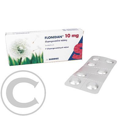 FLONIDAN 10 MG DISPERGOVATELNÉ TABLETY  7X10MG Tablety rychle rozp., FLONIDAN, 10, MG, DISPERGOVATELNÉ, TABLETY, 7X10MG, Tablety, rychle, rozp.