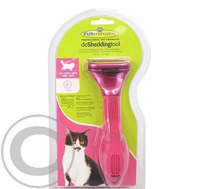 FURminator hrablo deLuxe Small PINK pro kočky 1ks, FURminator, hrablo, deLuxe, Small, PINK, kočky, 1ks