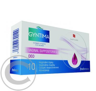 FYTOFONTANA GYNTIMA vaginální čípky DEO 10ks, FYTOFONTANA, GYNTIMA, vaginální, čípky, DEO, 10ks