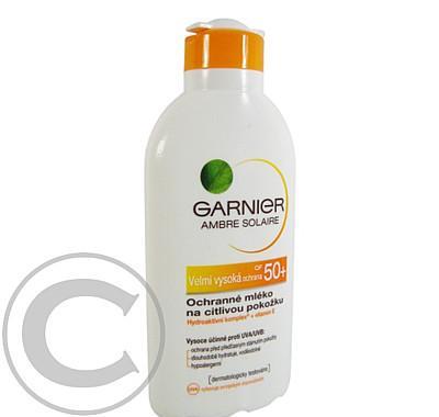 GARNIER AmbreSolaire UV Sensitive mléko OF50 200ml, GARNIER, AmbreSolaire, UV, Sensitive, mléko, OF50, 200ml