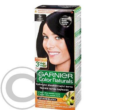Garnier color naturals 1  ultra černá, Garnier, color, naturals, 1, ultra, černá
