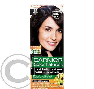 Garnier color naturals 2.0 jemně černá, Garnier, color, naturals, 2.0, jemně, černá
