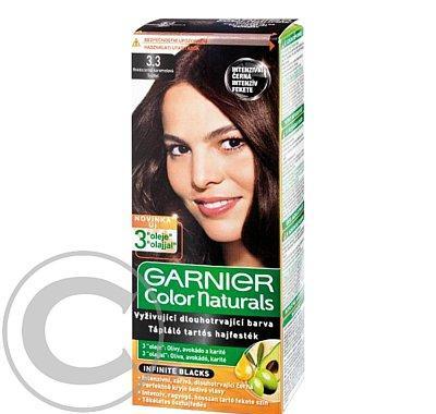 Garnier color naturals 3,3 hnědočerná karamel, Garnier, color, naturals, 3,3, hnědočerná, karamel