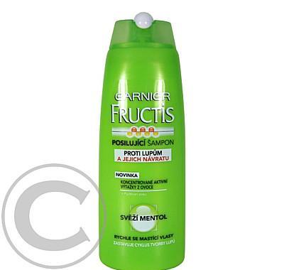 GARNIER Fructis šampon proti lupům svěží mentol 250ml, GARNIER, Fructis, šampon, proti, lupům, svěží, mentol, 250ml