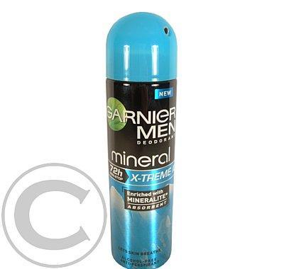 Garnier men mineral deo 150ml extreme ice novinka, Garnier, men, mineral, deo, 150ml, extreme, ice, novinka