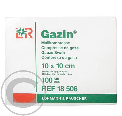 Gáza hydrofilní skládaná kompr. Gazin 10 x 10 cm / 100 ks 8 vrst., Gáza, hydrofilní, skládaná, kompr., Gazin, 10, x, 10, cm, /, 100, ks, 8, vrst.