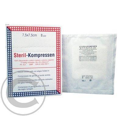 Gáza kompresní sterilní 7.5x7.5cm/10x5 8 vrstvý Steriwund, Gáza, kompresní, sterilní, 7.5x7.5cm/10x5, 8, vrstvý, Steriwund