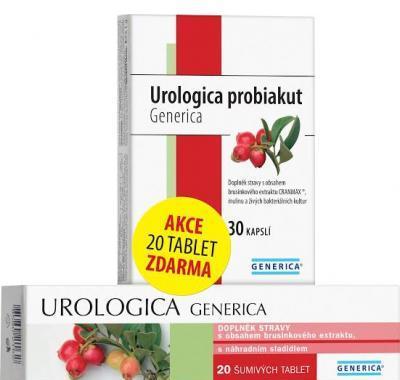 GENERICA Urologica probiakut 30 cps   Urologica 20 šumivých tablet: VÝPRODEJ exp. 2016-02-28