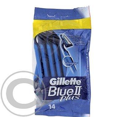 GILLETTE blue II plus pán.holítka 10 4, GILLETTE, blue, II, plus, pán.holítka, 10, 4
