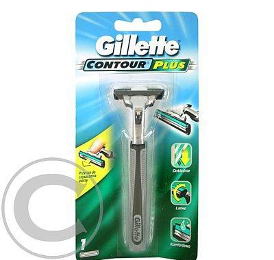 GILLETTE Contour Plus Push&clean strojek 1NH, GILLETTE, Contour, Plus, Push&clean, strojek, 1NH