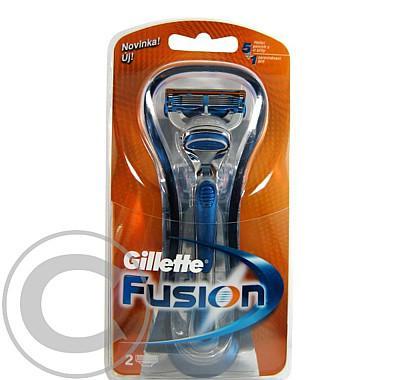 Gillette FUSION holicí strojek s 2 náhradními břity, Gillette, FUSION, holicí, strojek, 2, náhradními, břity