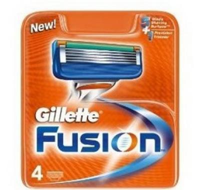 Gillette Fusion náhradní hlavice 4 kusy, Gillette, Fusion, náhradní, hlavice, 4, kusy