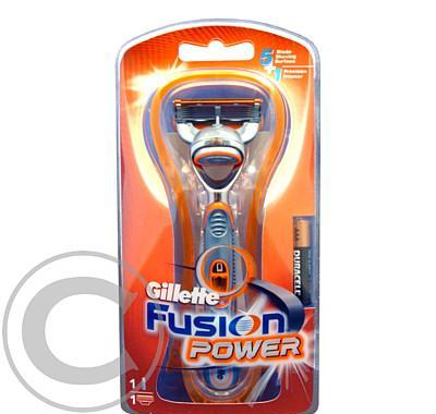 Gillette Fusion Power - holicí strojek s 1 náhradním břitem, Gillette, Fusion, Power, holicí, strojek, 1, náhradním, břitem