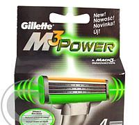 GILLETTE Mach 3 Power hlavice 4 ks, GILLETTE, Mach, 3, Power, hlavice, 4, ks