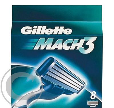 Gillette MACH3 hlavice 8 ks, Gillette, MACH3, hlavice, 8, ks