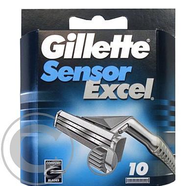 Gillette Sensor Excel pánský náhradní břity 10 ks, Gillette, Sensor, Excel, pánský, náhradní, břity, 10, ks