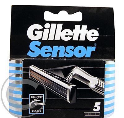 Gillette Sensor náhradní břity k holicímu strojku / 5 ks