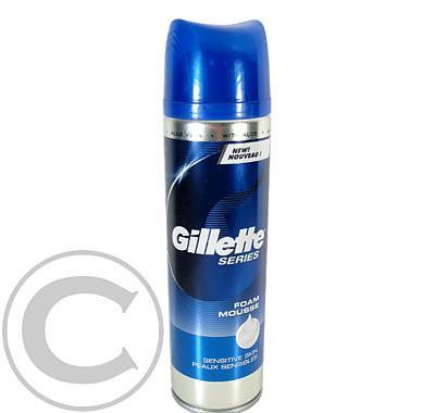 Gillette Series pěna na holení 250ml citlivá pokožka, Gillette, Series, pěna, holení, 250ml, citlivá, pokožka