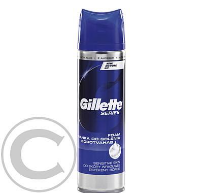 Gillette Series Pěna na holení pro citlivou pokožku 250ml, Gillette, Series, Pěna, holení, citlivou, pokožku, 250ml