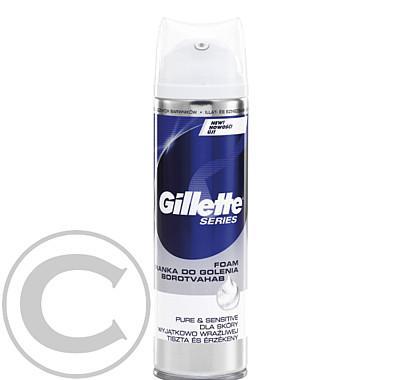 Gillette Series Pěna na holení Pure & Sensitive 250ml, Gillette, Series, Pěna, holení, Pure, &, Sensitive, 250ml