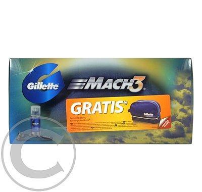 GILLETTE taška (Mach3 strojek  1up Series gel75ml)