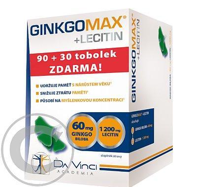 Ginkgomax Lecitin 90 30 tob. ZDARMA, Ginkgomax, Lecitin, 90, 30, tob., ZDARMA
