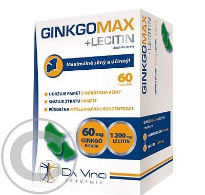 GinkgoMAX   Lecitin Da Vinci Academia tob.60, GinkgoMAX, , Lecitin, Da, Vinci, Academia, tob.60