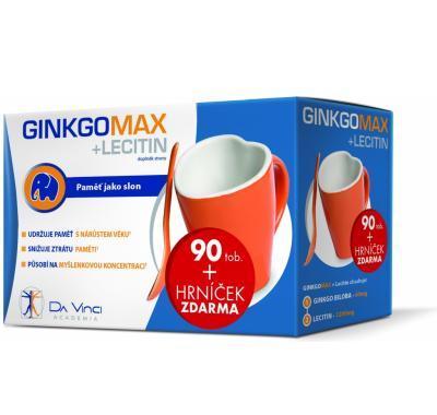 GinkgoMax  Lecitin Da Vinci Academia tob.90   hrnek, GinkgoMax, Lecitin, Da, Vinci, Academia, tob.90, , hrnek