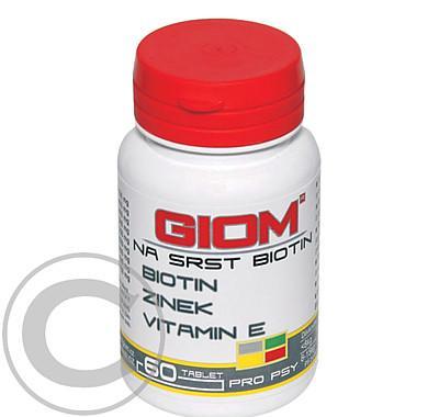 Giom ERA pes, kočka Na srst  Biotin 60 tbl, Giom, ERA, pes, kočka, Na, srst, Biotin, 60, tbl