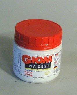 Giom pes, kočka Na srst  Biotin 250g, Giom, pes, kočka, Na, srst, Biotin, 250g