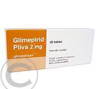 GLIMEPIRID PLIVA 2 MG  30X2MG Tablety, GLIMEPIRID, PLIVA, 2, MG, 30X2MG, Tablety