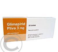 GLIMEPIRID PLIVA 3 MG  30X3MG Tablety