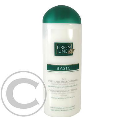 Green Line Basic čistící mléko tonik 2v1 200ml, Green, Line, Basic, čistící, mléko, tonik, 2v1, 200ml