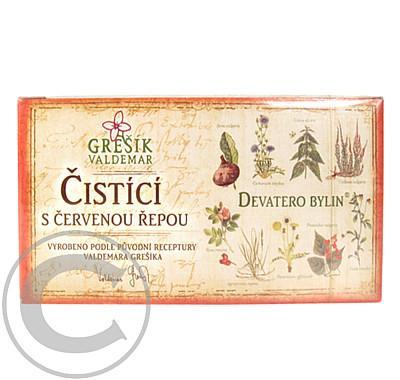 Grešík Devatero bylin čistící čaj s řepou sáčkový 20 x 1.5g, Grešík, Devatero, bylin, čistící, čaj, řepou, sáčkový, 20, x, 1.5g