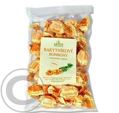 Grešík Rakytníkové bonbóny 100g, Grešík, Rakytníkové, bonbóny, 100g