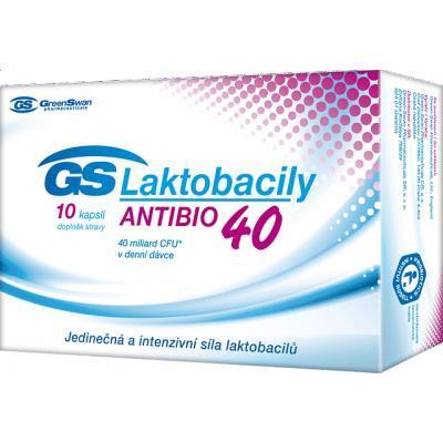 GS Laktobacily Antibio 40 kasplí 10, GS, Laktobacily, Antibio, 40, kasplí, 10
