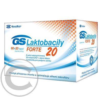 GS Laktobacily Forte20 cps. 30 10, GS, Laktobacily, Forte20, cps., 30, 10