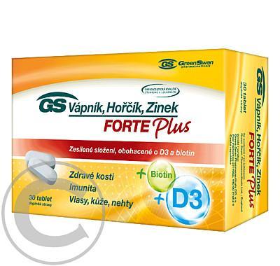 GS Vápník hořčík zinek Forte Plus tbl.30, GS, Vápník, hořčík, zinek, Forte, Plus, tbl.30