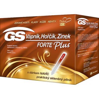 GS Vápník Hořčík Zinek FORTE Plus Vánoční balení 200 tablet   dárek