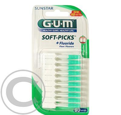 GUM mezizubní kartáček SoftPicks gumový 80ks B632M80, GUM, mezizubní, kartáček, SoftPicks, gumový, 80ks, B632M80