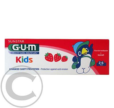 GUM zubní pasta Kids (2-6let) jahodová 50ml B3000EE