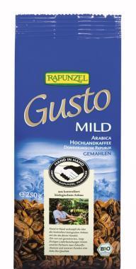 Gusto Café Mild mletá RAPUNZEL 250g-BIO, Gusto, Café, Mild, mletá, RAPUNZEL, 250g-BIO