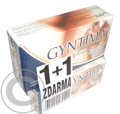 Gyntima vaginální čípky Probiotika 10ks   menstruační kapky ZDARMA