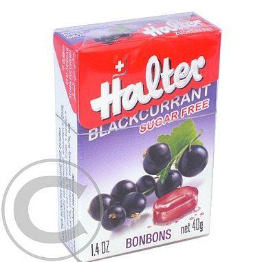HALTER bonbóny Blackcurrant 40g (černý rybíz)