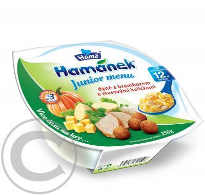 Hamánek dýně s bramborem a masovými kuličkami 250 g, Hamánek, dýně, bramborem, masovými, kuličkami, 250, g