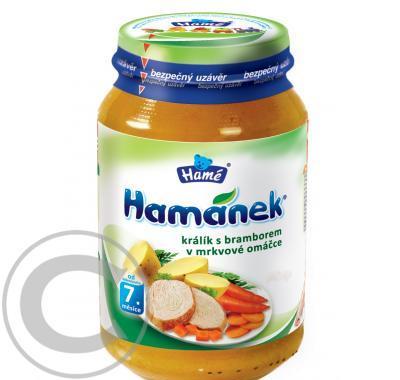 Hamánek Králík s bramborem v mrkvové omáčce sklo 230g