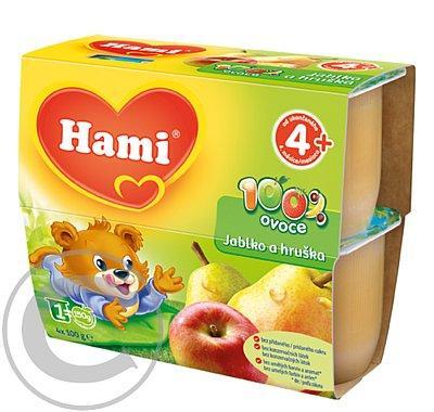 Hami 100% ovoce jablko hruška 4x100 g, Hami, 100%, ovoce, jablko, hruška, 4x100, g