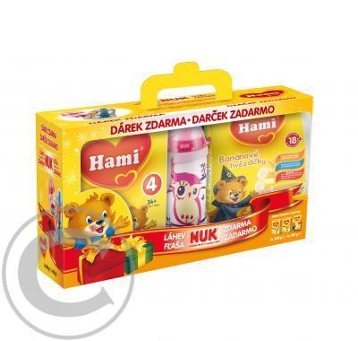 Hami 4 2x500g   Hami banán.hvězdičky 180g   NUK láhev, Hami, 4, 2x500g, , Hami, banán.hvězdičky, 180g, , NUK, láhev